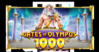 Gates of Olympus 1000 con Zeus y orbes multiplicadores en una cuadrícula 6 por 5
