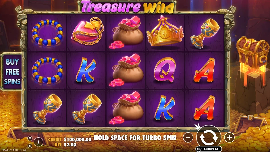 Pantalla de Treasure Wild con exploradores, mapas y tesoros ocultos